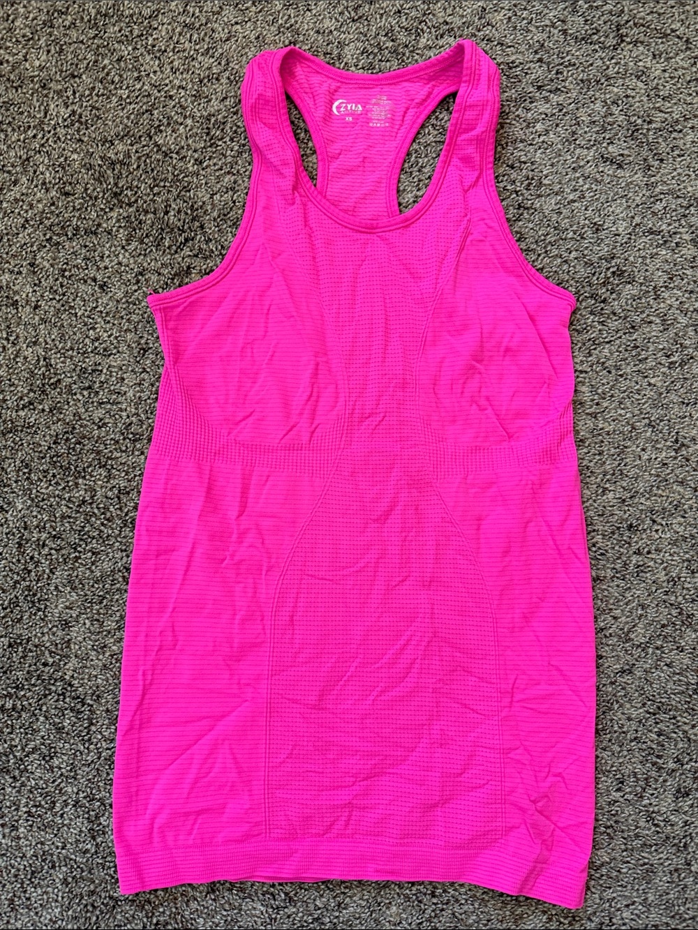 ZYIA Bright Pink Racerback Tank
